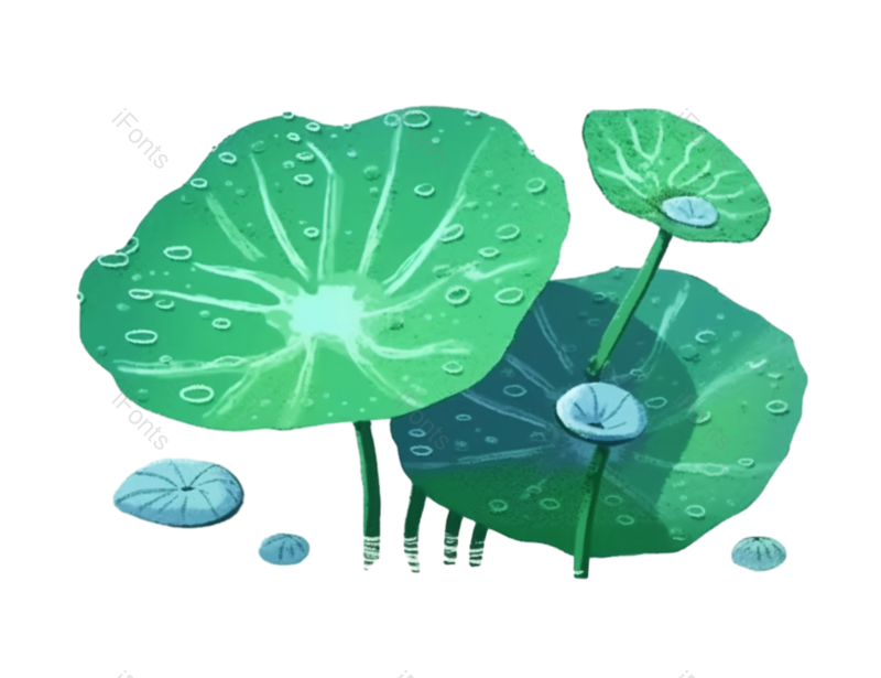 夏至图片,清新元素,户外PNG,插画免抠素材